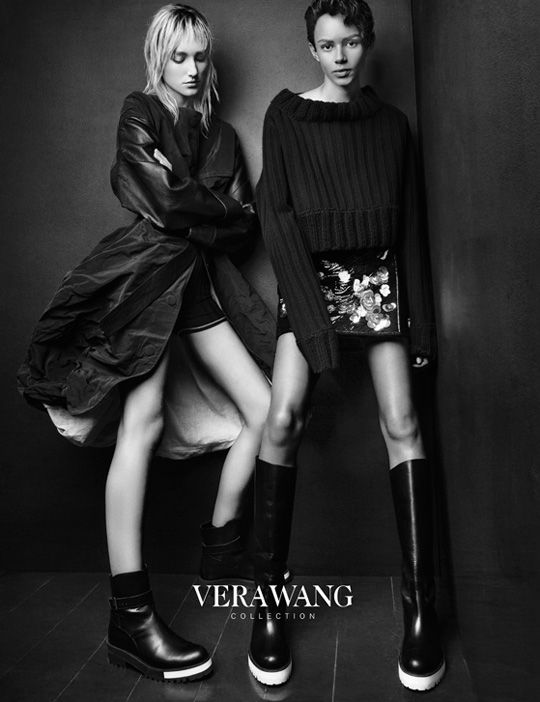 Vera Wang 2015秋冬系列广告大片屋顶秧田工装